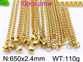Staineless Steel Small Gold-plating Chain