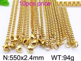 Staineless Steel Small Gold-plating Chain