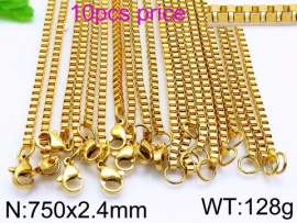 Staineless Steel Small Gold-plating Chain