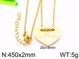 SS Gold-Plating Necklace