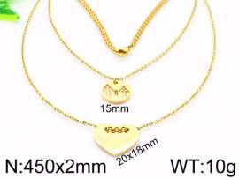 SS Gold-Plating Necklace