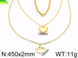 SS Gold-Plating Necklace