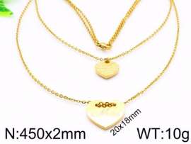 SS Gold-Plating Necklace