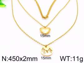 SS Gold-Plating Necklace