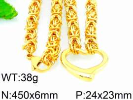 SS Gold-Plating Necklace