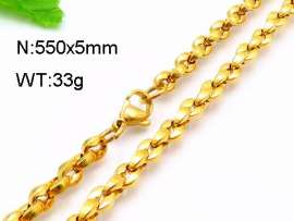 SS Gold-Plating Necklace