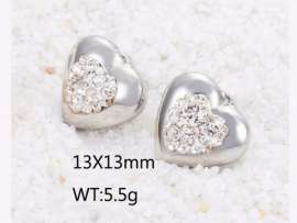 Stainless Steel Stone&Crystal Earring