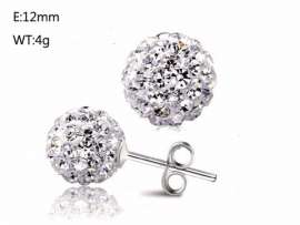 Stainless Steel Stone&Crystal Earring