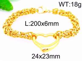 Stainless Steel Gold-plating Bracelet