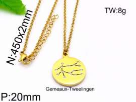 SS Gold-Plating Necklace