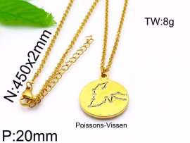 SS Gold-Plating Necklace