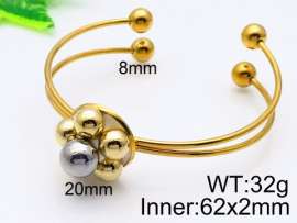 Stainless Steel Gold-plating Bangle