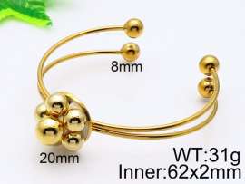 Stainless Steel Gold-plating Bangle