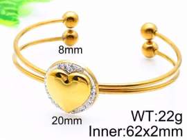 Stainless Steel Gold-plating Bangle