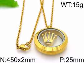 SS Gold-Plating Necklace