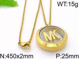 SS Gold-Plating Necklace