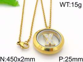 SS Gold-Plating Necklace