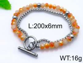 Stainless Steel Stone Bracelet