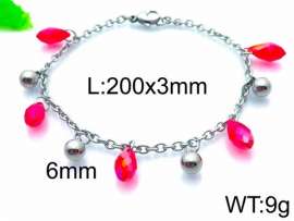 Stainless Steel Stone Bracelet