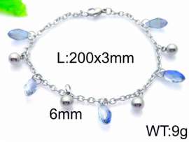 Stainless Steel Stone Bracelet