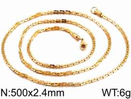Staineless Steel Small Gold-plating Chain
