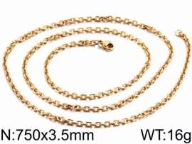 Staineless Steel Small Gold-plating Chain