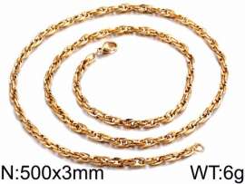 Staineless Steel Small Gold-plating Chain