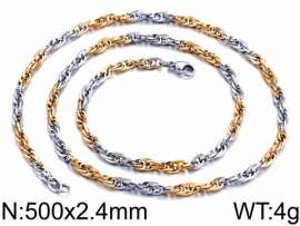 Staineless Steel Small Gold-plating Chain