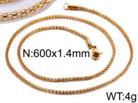 Staineless Steel Small Gold-plating Chain