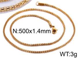 Staineless Steel Small Gold-plating Chain