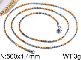 Staineless Steel Small Gold-plating Chain