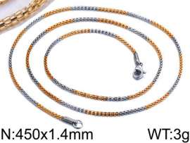 Staineless Steel Small Gold-plating Chain
