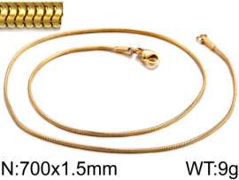 Staineless Steel Small Gold-plating Chain
