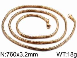 Staineless Steel Small Gold-plating Chain