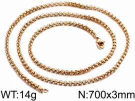 Staineless Steel Small Gold-plating Chain