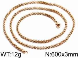Staineless Steel Small Gold-plating Chain