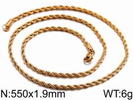 Staineless Steel Small Gold-plating Chain