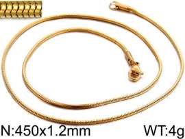Staineless Steel Small Gold-plating Chain