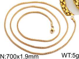 Staineless Steel Small Gold-plating Chain
