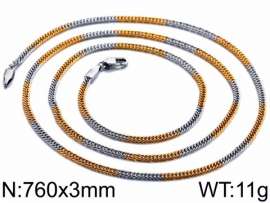 Staineless Steel Small Gold-plating Chain