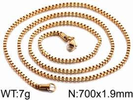 Staineless Steel Small Gold-plating Chain