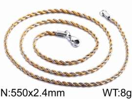 Staineless Steel Small Gold-plating Chain