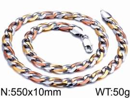 SS Rose Gold-Plating Necklace