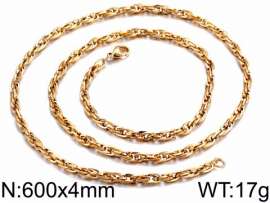 SS Gold-Plating Necklace