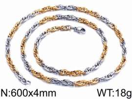 SS Gold-Plating Necklace