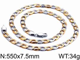 SS Gold-Plating Necklace