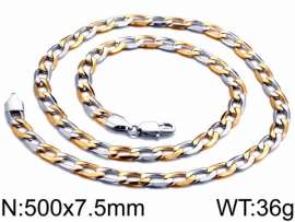 SS Gold-Plating Necklace