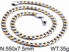SS Gold-Plating Necklace