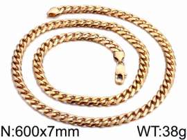 SS Gold-Plating Necklace