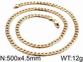 SS Gold-Plating Necklace